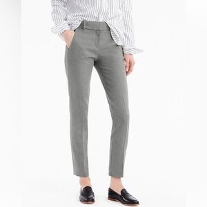J. Crew Cameron slim crop pant in four-season stretch HTHR GRAPHITE size 0